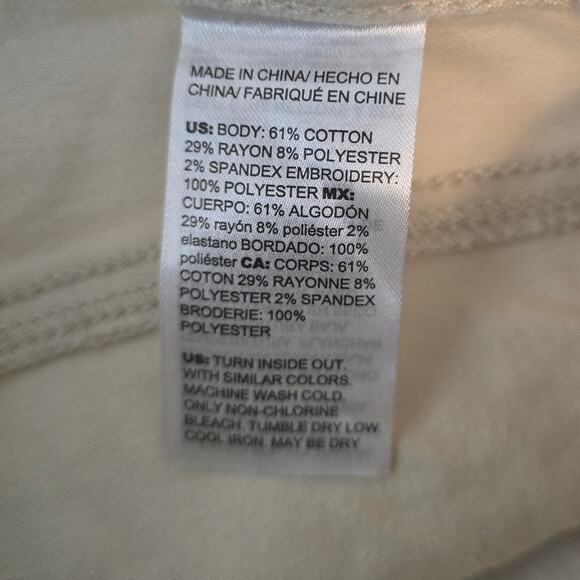 Chico's So Slimming Girlfriend Slim Ankle Women's Pants 1R - 8 - Picture 6 of 6